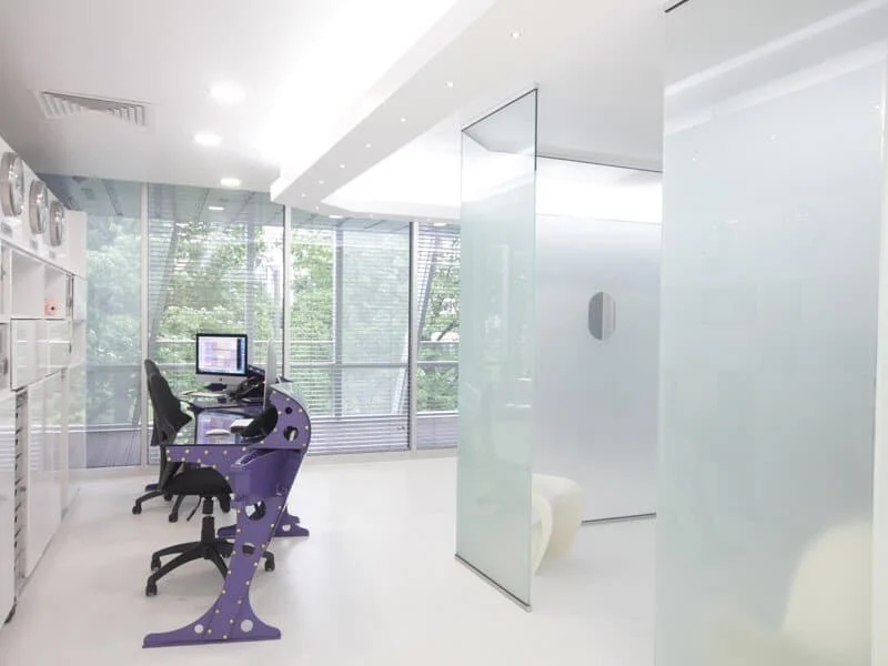 Bright treatment rooms inside Smileworks Liverpool
