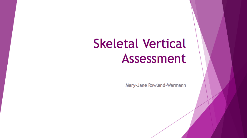 Skeletal Vertical Assessment in Orthodontics