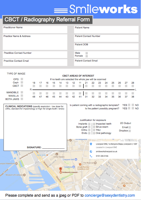 Imaging referral form