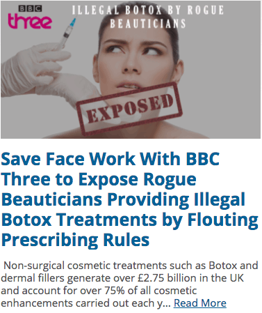 Rogue Beautician flouting prescribing rules