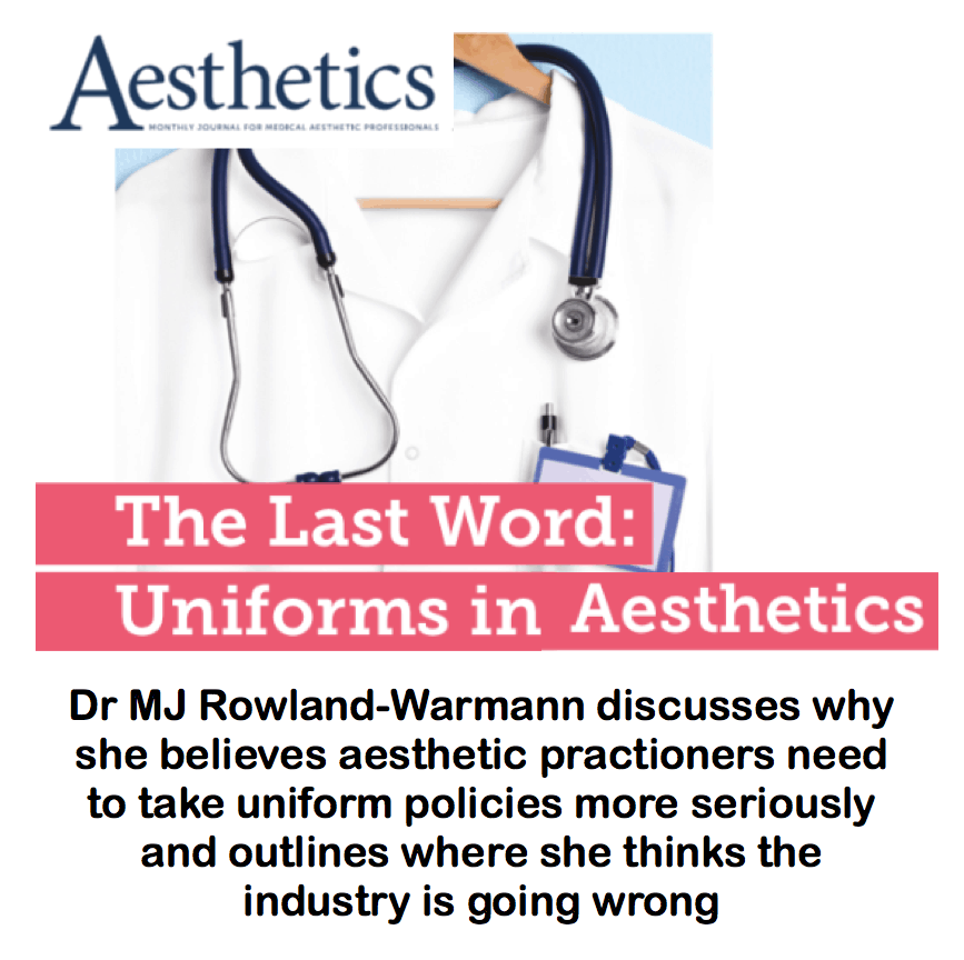 Aesthetics Journal
<br/>
<br/>
The Last Word: Uniforms in aesthetics