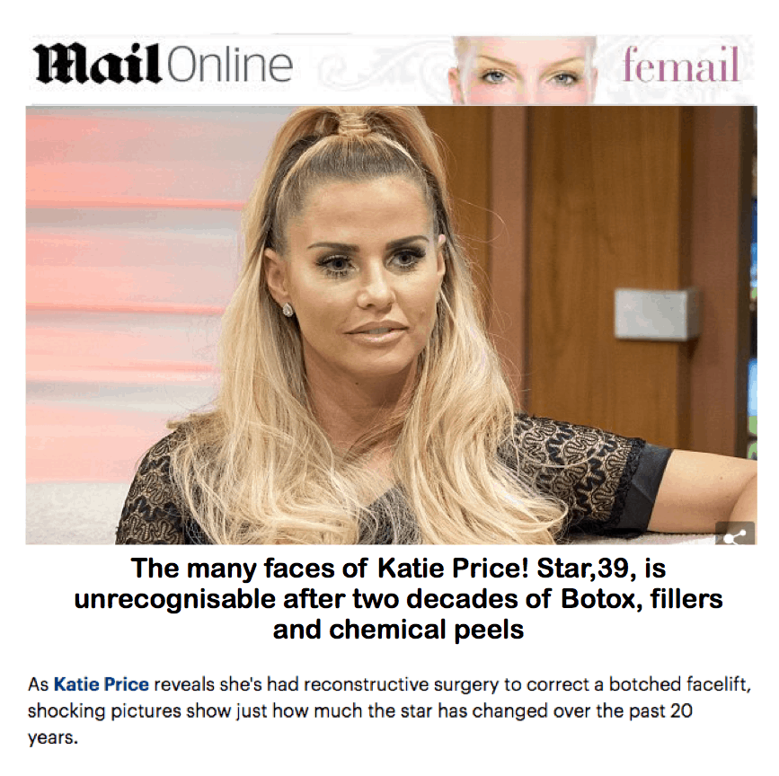 MailOnline - Femail
<br/>
<br/>
The many faces of Katie Price!