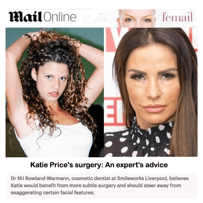 Mail Online - Femail
<br/>
<br/>
Katie Price's surgery: An expert's advice 