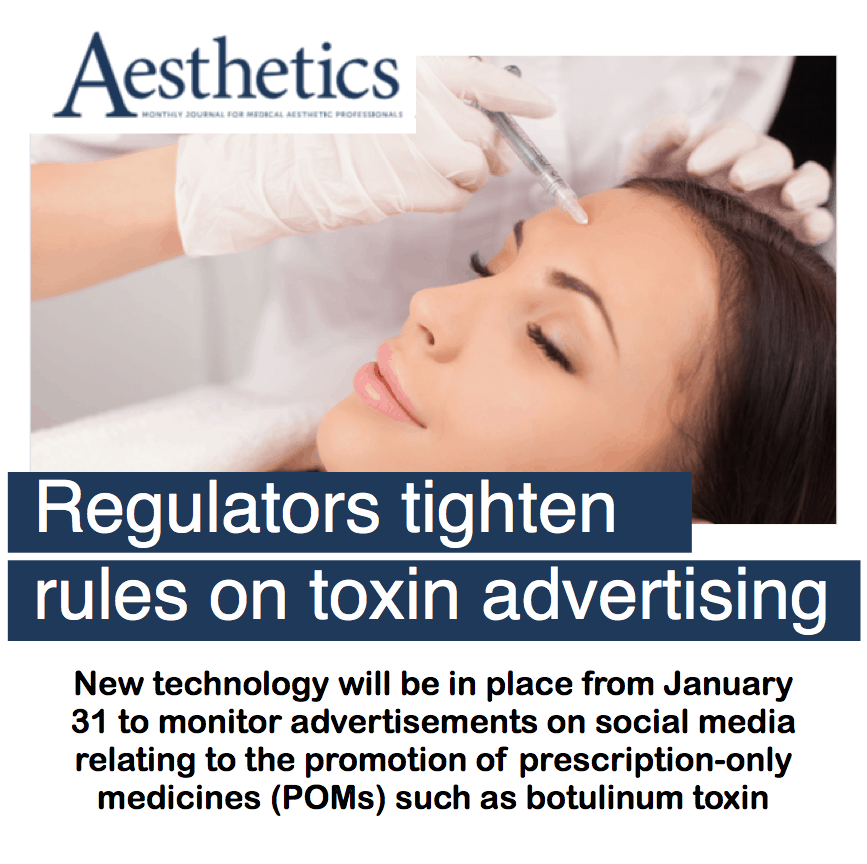 Aesthetic Journal 
<br/>
<br/>
Regulators tighten rules on toxin advertising