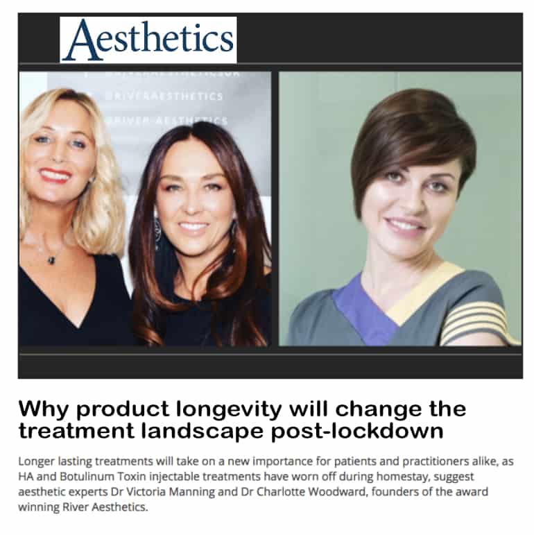 Aesthetics journal
<br/>
<br/>
Why product longevity will change the treatment landscape post-lockdown