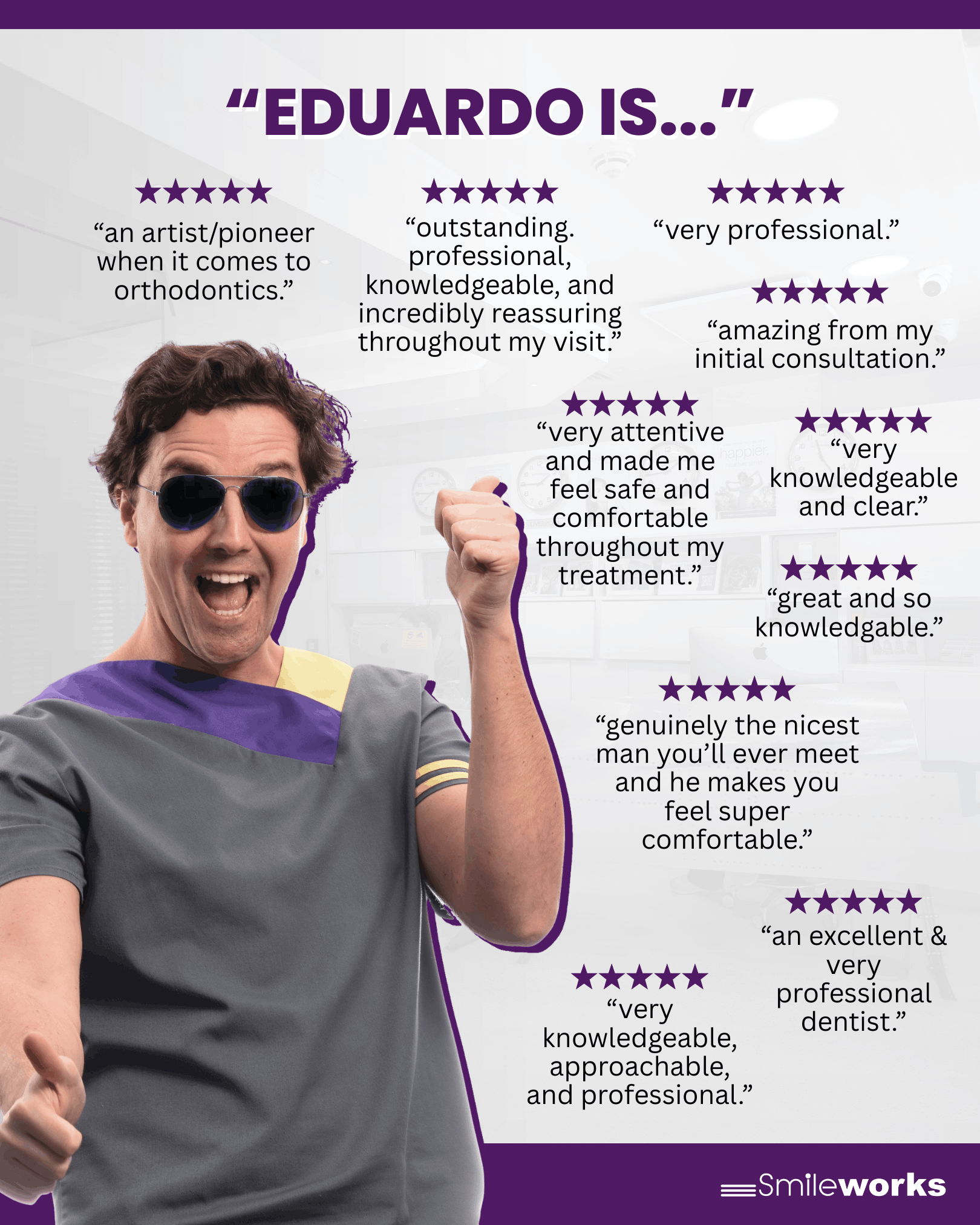 dr eduardo smileworks reviews