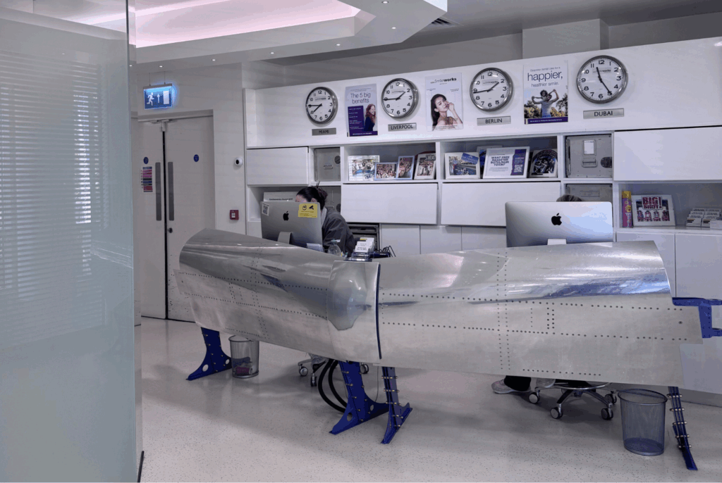 Reception area at Smileworks Liverpool